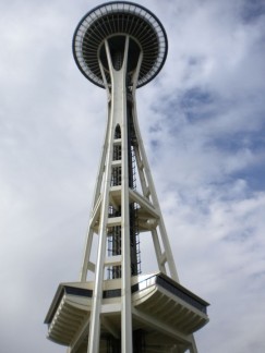 There was a great view of the whole city from The Space Needle.