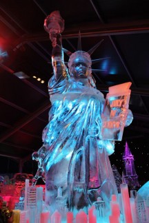 Statue of Liberty Ice Sculpture
