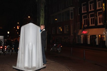 Amsterdam Urinals Of course Pete said he would see what these were all about...
