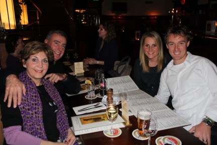 Dinner at L'Opera Our last dinner with Mike and Leonie at Grand Cafe L'Opera