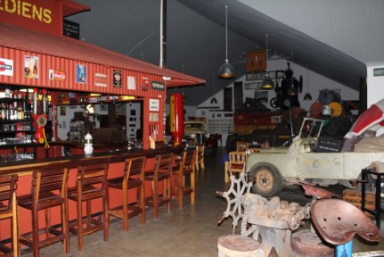 Canon Roadhouse bar area Canon Roadhouse bar area and store is set up like a car yard sort of... Really unique.
