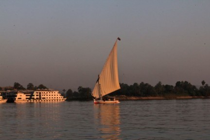 Sailing on the Nile in a Flucca is terrific.