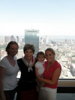 View from Prudential The view from the Prudential provides a 360 degree view of Boston...